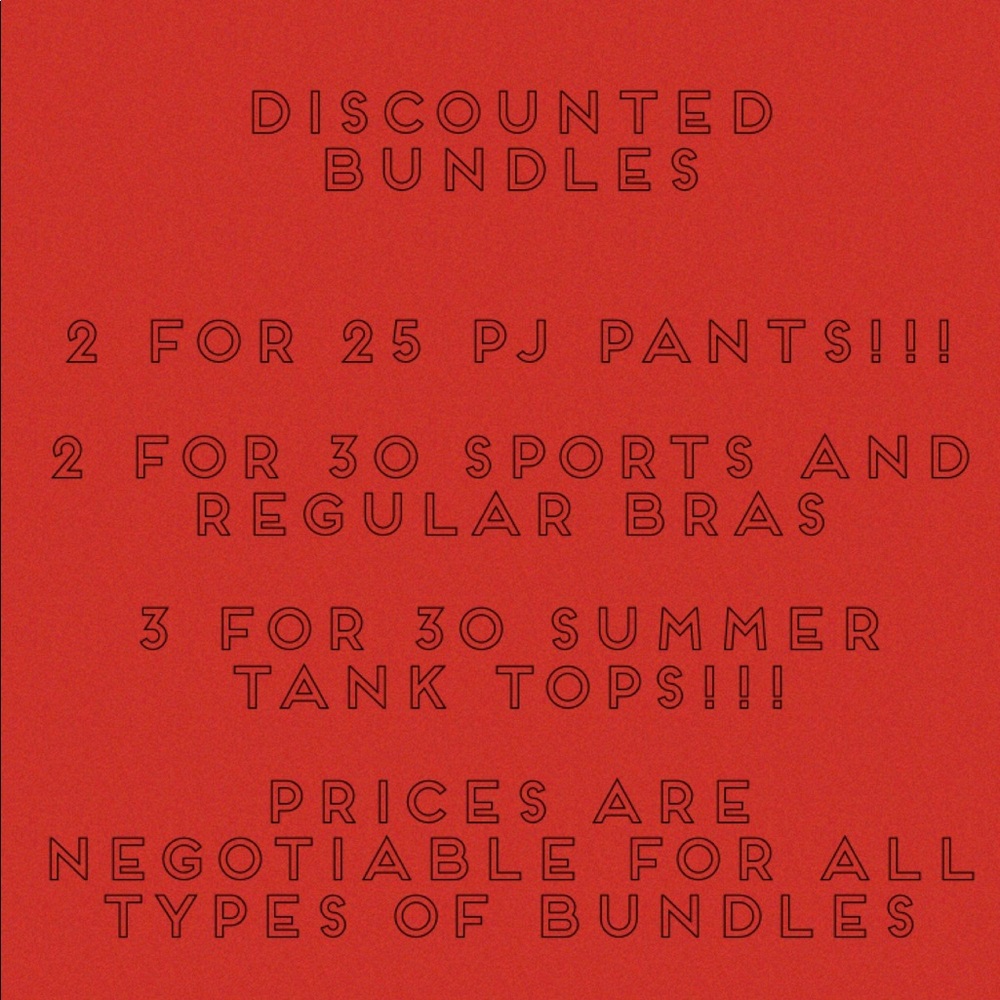 Discount for ALL types of bundles